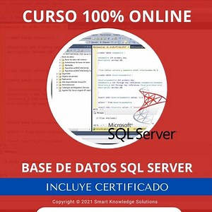 Curso completo 100% Online de Base de Datos SQL Server incluye libro y certificado - Smart Knowledge Solutions LLC | Hotmart