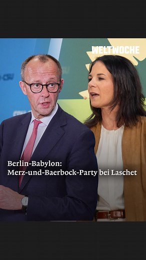 👉 Berlin-Babylon: Merz-und-Baerbock-Party bei Laschet📍Zur ganzen Sendung von Roger Köppel: https://weltwoche.de/daily/kauft-trump-nord-stream-russen-gas-in-us-haenden-berlin-babylon-merz-und-baerbock-party-bei-laschet-gaunerwort-demokratie-groteske-nazi-rhetorik-beleidigt-mi/ | DIE WELTWOCHE