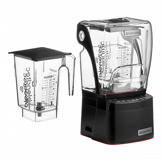 Blendtec S885XC2901-B1GB1D Stealth X 3.8 hp Blender with Sound Enclosure and (2) 90 oz. WildSide+ Jars - 120V