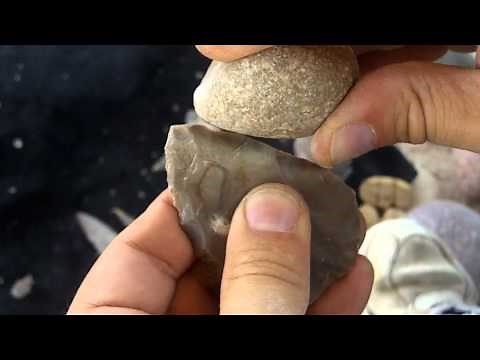 108 - 9/9 Beginner Flintknapping - Creating a Sharp Edge