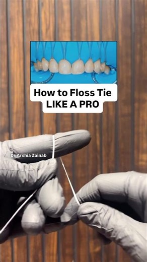 How to Floss Tie Like a Pro | Rubber Dam Isolation Hack Every Dentist Should Know
