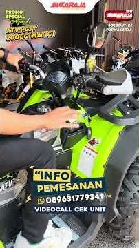 WE SHIP 200CC MATIC PC MOTO TYPE ATV TO PURWAKARTA #sukarajamotorminibandung