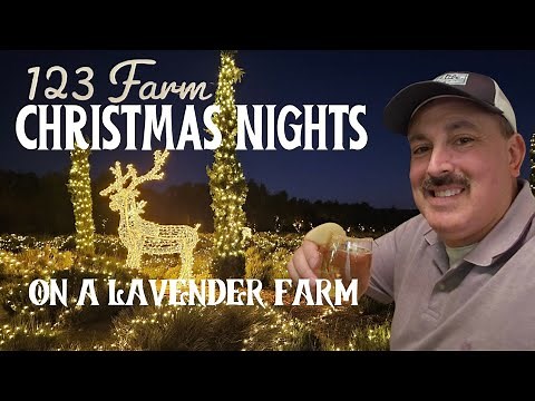 Celebrate Christmas on a Lavender Farm | 123 Farm Christmas Nights | Full Event 2025