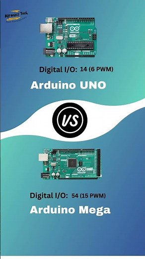 Arduino UNO vs MEGA | Which One Should You Choose? 🤔 #arduino #uno #mega #arduinoproject #unovsmega