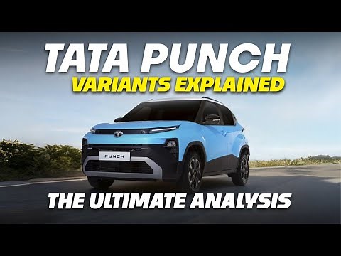 Tata Punch Facelift Variants Explained | Smart, Pure, Adventure, Accomplished | Petrol & CNG