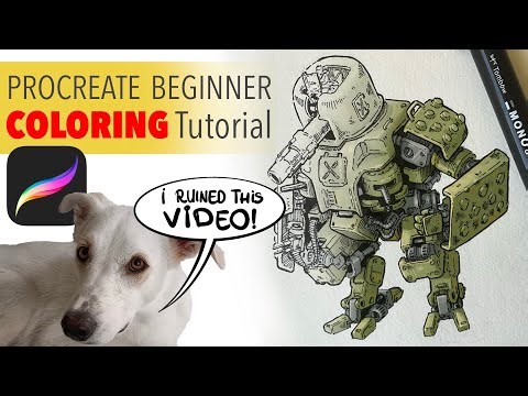 Procreate Coloring Basics Tutorial