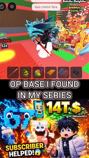 Subscriber Base Visit 😳🔥 #roblox #stealabrainrot #shorts