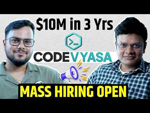 How CodeVyasa Became India’s Fastest Growing IT Services Firm | Hiring Now
