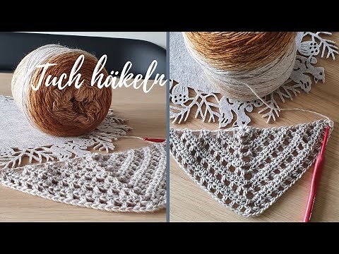 DREIECKSTUCH HÄKELN | Kostenlose Anleitung ‪@barywoll‬