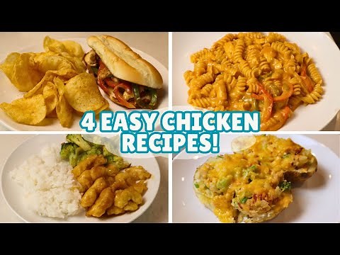 4 Dinner Ideas to Feed a Family with just ONE Chicken Breast!