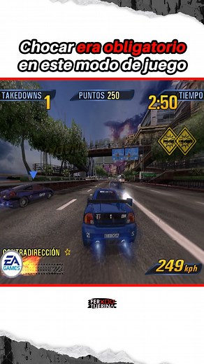 Chocar era obligatorio en este modo de juego 🔥 | Burnout 3: Takedown | Fer Tijerina