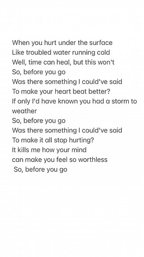 Before You Go - Lewis Capaldi Song Lyrics (Official Music Video)