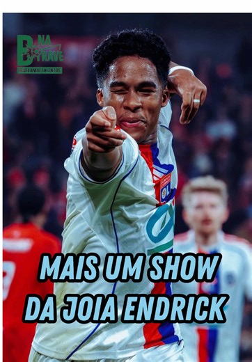Os lances de Endrick na estreia da Ligue 1 Show da joia!! #futebol #endrick #craque #lyon #fyp