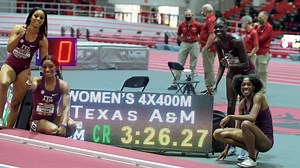 RECORD BROKEN! 🚨 Texas A&M women's 4x400m relay team smashed the all-time NCAA record with a time of 3:26.27! 🤯 #NCAATF x 🎥 Texas A&M Track & Field/Cross Country | NCAA Track & Field