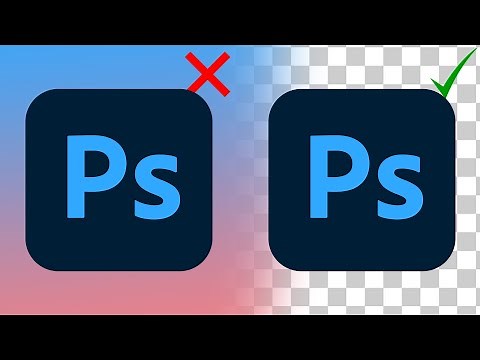 How To Make & Export A Transparent Background | Adobe Photoshop 2020