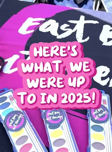 𝟮𝟬𝟮𝟱 𝗬𝗲𝗮𝗿 𝗶𝗻 𝗥𝗲𝘃𝗶𝗲𝘄 | 𝗘𝗮𝘀𝘁 𝗕𝗮𝘆 𝗔𝗿𝘁 𝗧𝗵𝗲𝗿𝗮𝗽𝘆 In 2025, EBAT continued to expand access to creative art therapy services throughout the San Francisco Bay Area, serving individuals, families, schools, agencies, community organizations, and businesses. 🖌️ 𝗞𝗲𝘆 𝗛𝗶𝗴𝗵𝗹𝗶𝗴𝗵𝘁𝘀 • Marked two years of providing creative art therapy groups in partnership with Sutter Health • Expanded clinical and community-based services across the Bay Area • Welcomed new clinicians