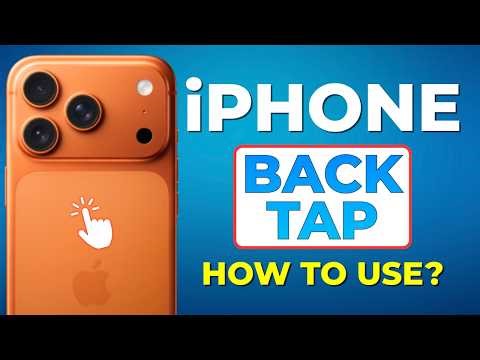 How to Use Back Tap in iPhone? Back Tap Shortcut Settings iPhone