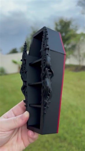 Gothic Coffin Mini Shelf | Book Shelf Decor - Etsy