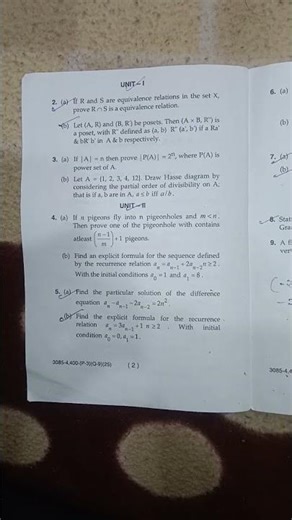 MDU | Discrete Mathematics DM | Question Paper | BTech CSE 4th Sem | #cseengineering #exam