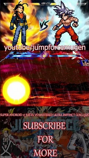 Super Android 17 vs. Mastered Ultra Instinct Goku | Epic Battle in Jump Force Mugen! #anime