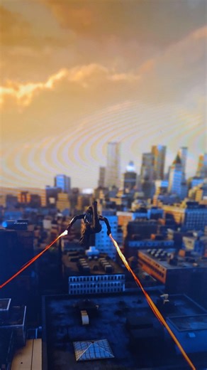 Spider-Man 2 Miles Morales Pro Web Swing PS5 #4k #ps5 #viral #trending #shortsfeed #shorts