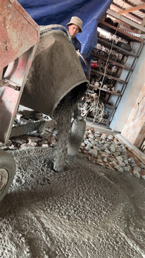 11K views · 15 reactions | Machine mix cement , How to Pour a Concrete Slab for Beginners DIY | Creative Handmades Ideas Diy | Facebook