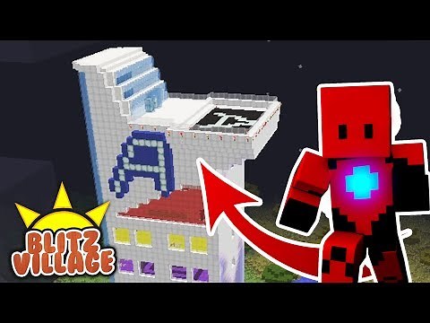 Minecraft - BLITZVILLAGE - Episode 25 - AVENGERS Tower is Complete!
