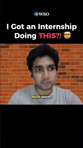 THIS Is How I Got a Quant Internship 😳