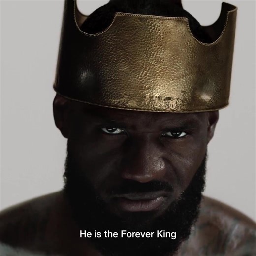 Nike's new ad for LeBron James and the origin of "King James" 👑 "He is the Forever King" | Front Office Sports