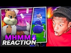 SHE DISSED KAREN?!! GLORB & Sandy Thee Squirrel - MHMM (OFFICIAL MUSIC VIDEO) (REACTION!!!) 🔥🔥😳