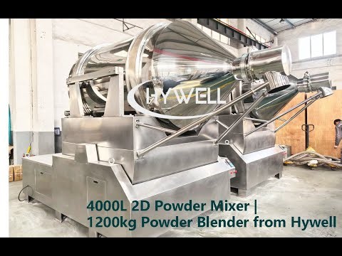 4000L 2D Powder Mixer | 1200kg Powder Blender from Hywell