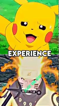 Naruto vs Pikachu #naruto #pikachu