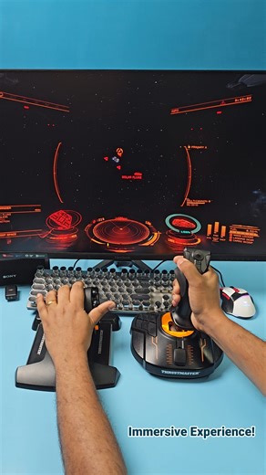 JJCGadgets on Instagram: "Thrustmaster T.16000m FCS Flight Pack and Elite Dangerous Game Experience! What an immersive, fun experience! Full video with detailed review of this flight pack is here! - https://www.youtube.com/watch?v=N1eUXBy-BTY #gaminglife #t16000m #thrustmaster #pcgamer #pcgaming #flightsimulator"