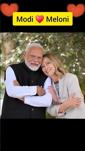 meloni modi love story ♥️ #modi #modiji #meloni #funnyshorts #funnyvideo #memes