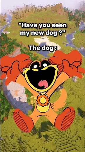 I built Dogday from Poppy Playtime in Minecraft ! #minecraft #dogday #poppyplaytime