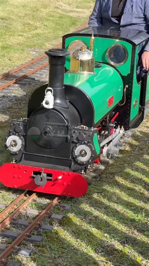 FULL STEAM AHEAD ON THE MINI LINE! 💨 #MiniatureRailway #Locomotive