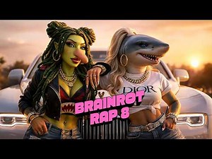 BRAINROT RAP Pt.8 | BRAINROT RAP GIRL Version [Official Video] - Party Tunes