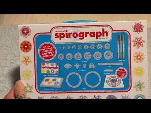 Kids Love Spirograph Deluxe Set Spiral Art Drawing Kit Review from Coach Dom Costa