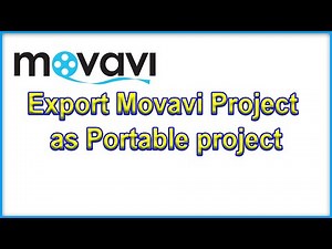 how to Export Movavi portable Project