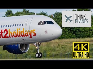 LIVE UP CLOSE departures from Manchester Airport - 4K Plane Spotting