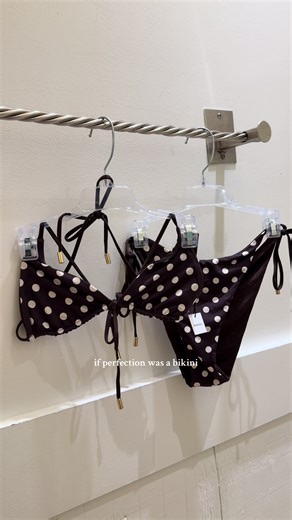new at garage. I’m obsessed. @Garage Clothing #garagepartner #bikinis #swimsuit #polkadot #perfection