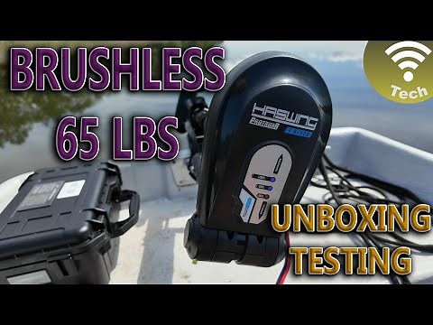Haswing Protruar 1.0 - Brushless trolling motor - Unboxing and testing