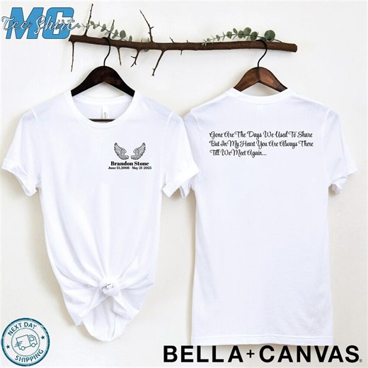 Custom Memorial Shirt, in Loving Memory Tribute Tee - Etsy