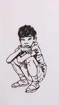 Dessine un GARÇON avec des RONDS et des TRAITS !