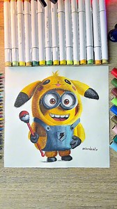 86K views · 3K reactions | Dibujando un MINION pero con pijama de PIKACHU 朗 … #artofdrawing #pencildrawing #drawings #drawing #draw #art #arte #artoftheday #artist #pencil #sketch #sketchbook #artwork #designs #desenho #artgallery #dibujo #dibujos #minion #pikachu | Zarate Art | Facebook