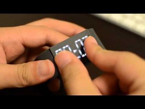 タッチで操作、振動タイマーになるMuteWatch - YouTube