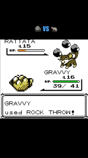 Geodude vs Rattata