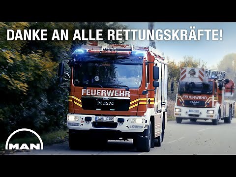 Danke an alle Hilfs- und Rettungskräfte! | MAN Truck & Bus