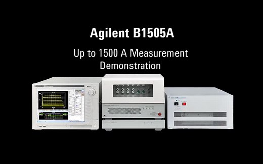 【生肉】是德/安捷伦B1505A图示仪（晶体管功率器件分析仪）操作使用视频