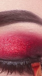 16K views · 355 reactions | Red Glittery Eye Makeup Tutorial | Learning with Shilpa | Facebook